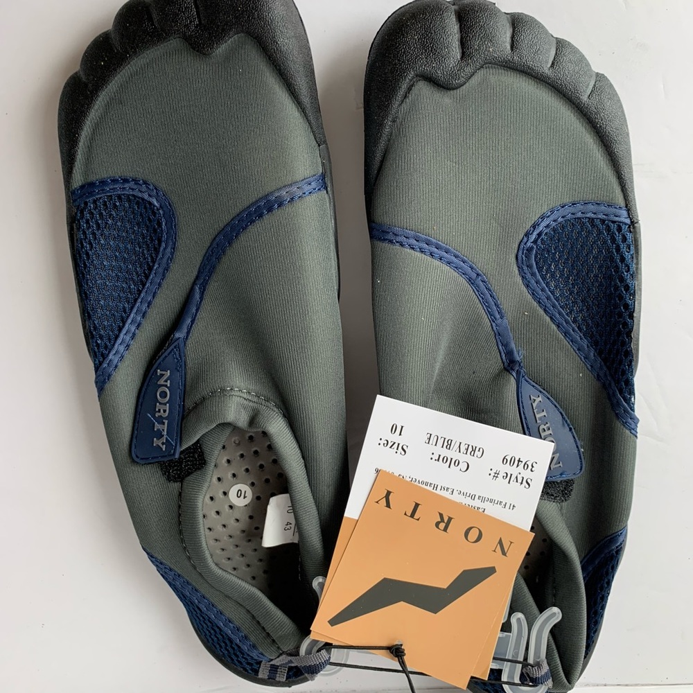 Norty Mens Aqua Sock Wave Water Shoes - Waterproof